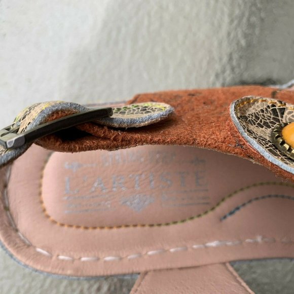 Spring Step L'ARTISTE Leather Sandals US 7 - Picture 7 of 8